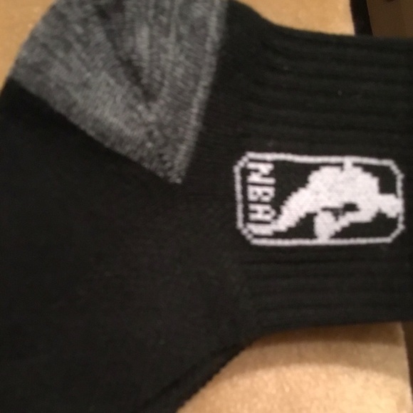 🆕 Authentic / Designer / ( Shows) NBA Signia / 3Pair /Black Gray and White / New - Picture 2 of 4